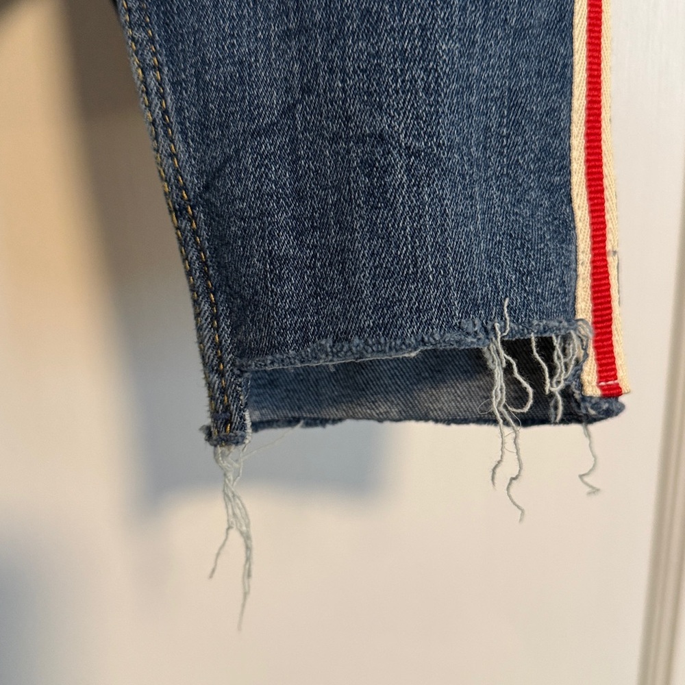 Zara Authentic Denim by TRF High Rise Skinny Jeans with Striped Sides - Picture 4 of 7